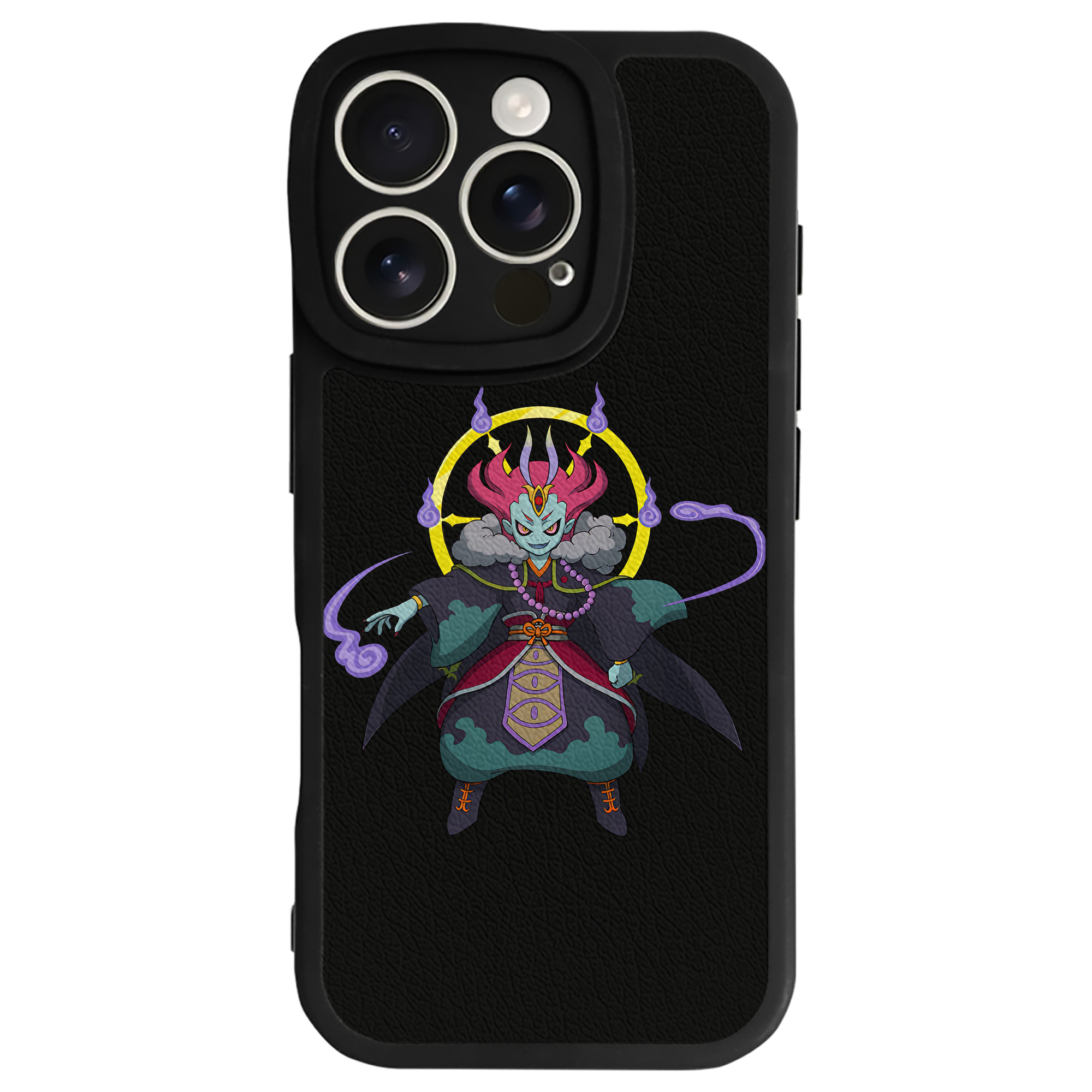 （画像用） 妖怪ウォッチ Yo-kai Watch 【iPhone 16シリーズ対応】シリコンスマホケース（レザー調） 材質：シリコン